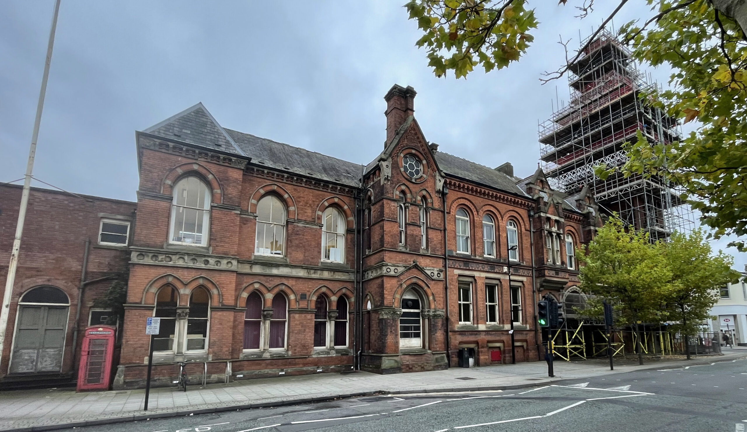 West Bromwich Town Hall before restoration works
